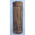 Double Wall Wooden Grain Thermos Cup, New Design